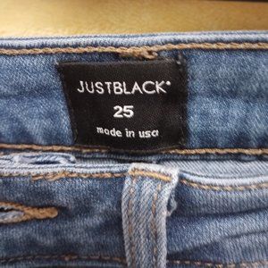 Just Black Denim Jeans - Size 25